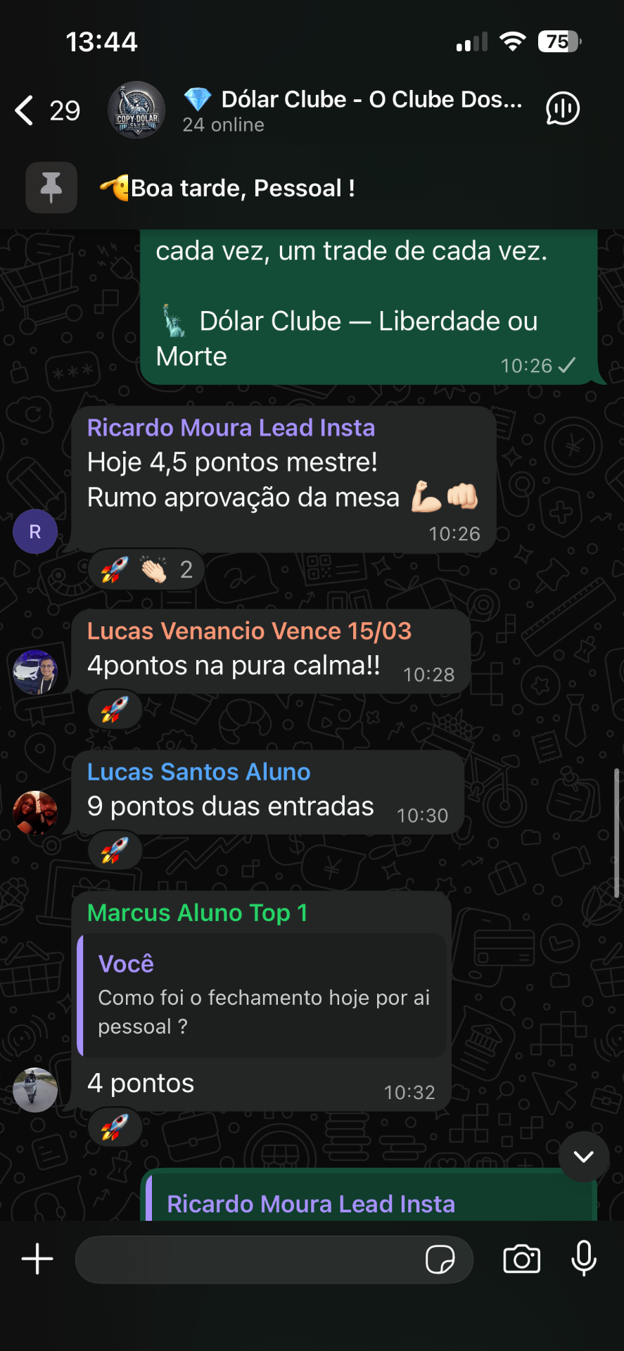 Print de aluno 20