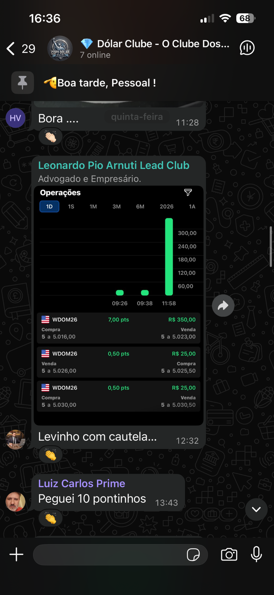 Resultado de aluno 11