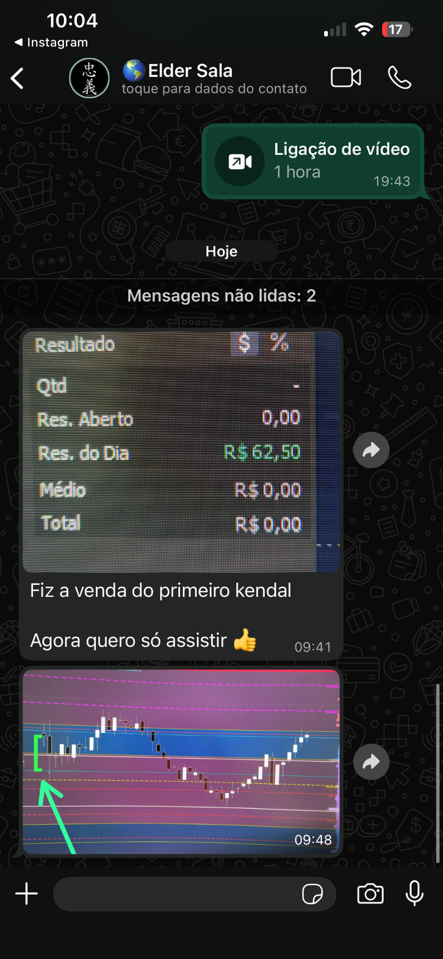 Resultado de aluno 16